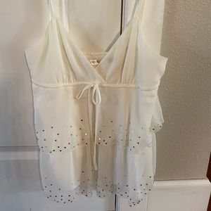 Cream color tank